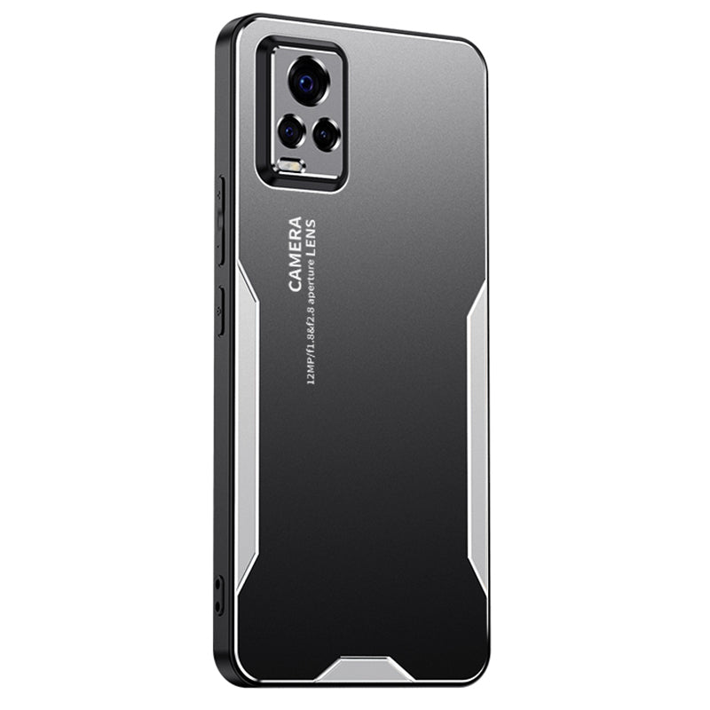For vivo S7 5G Phone Case Shockproof Tough Metal Armour Cover - Gold For vivo S7 5G Phone Case Shockproof Tough Metal Armour Cover - Gold